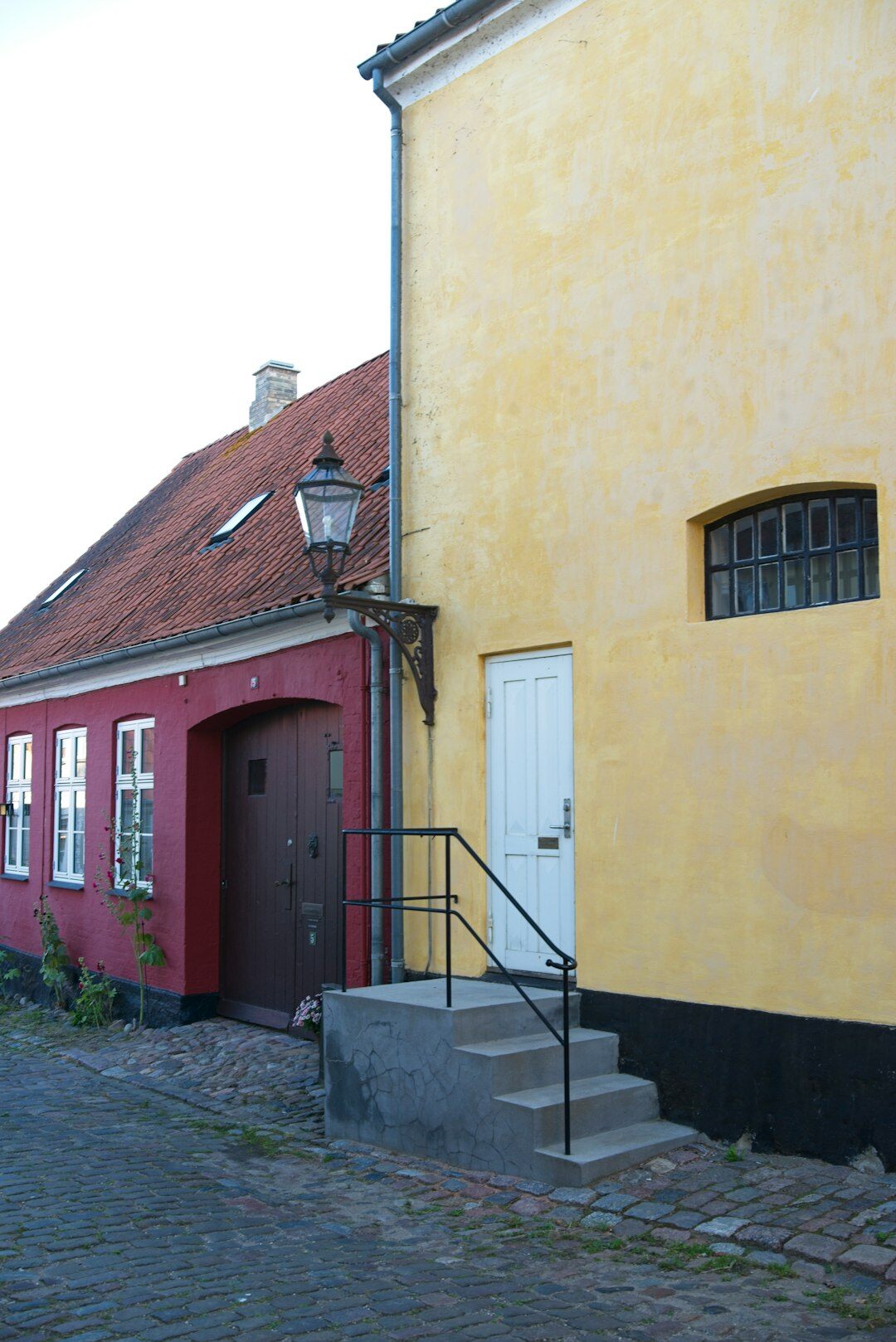 danish village street scene