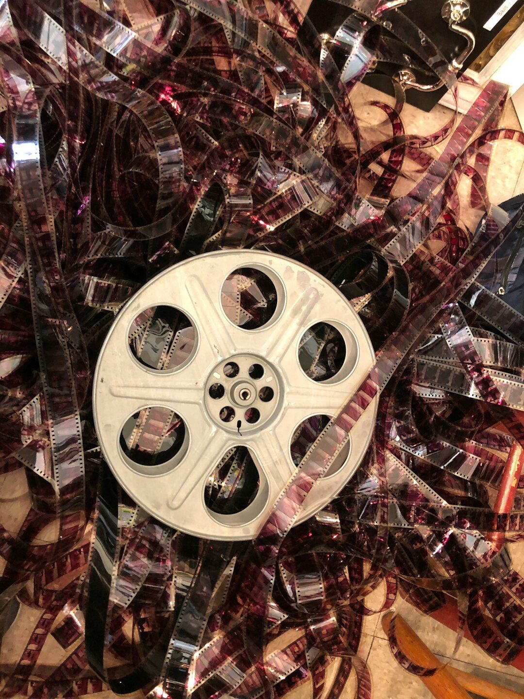 film reel and photos